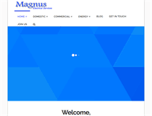 Tablet Screenshot of magnus-electrical.co.uk